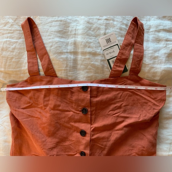 TreeLinen Apron Front Jumpsuit - Picture 5 of 5